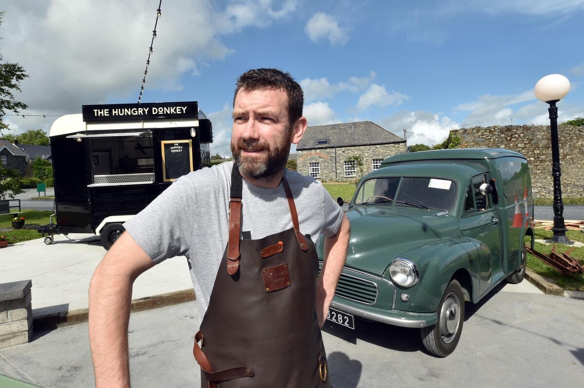  Chad Byrne at The Hungry Donkey, Horse Box food stall at Faha Court, Killarney. Picture: Don MacMonagle