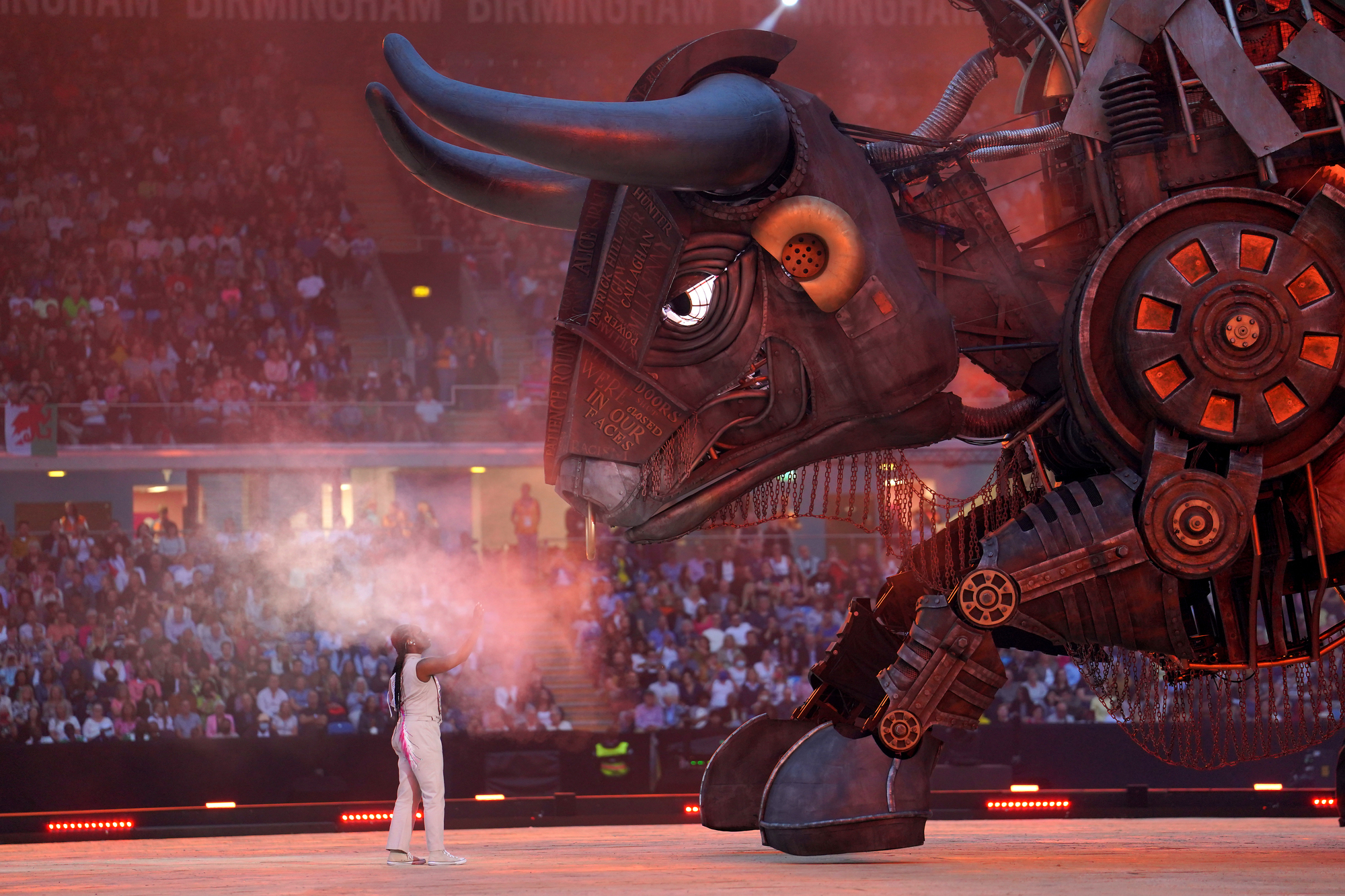 Prince Charles, Duran Duran and 30ft mechanical bull officially open Commonwealth Games