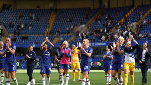 Chelsea drew a crowd of more than 25,000 when they faced Tottenham at Stamford Bridge (John Walton/PA)