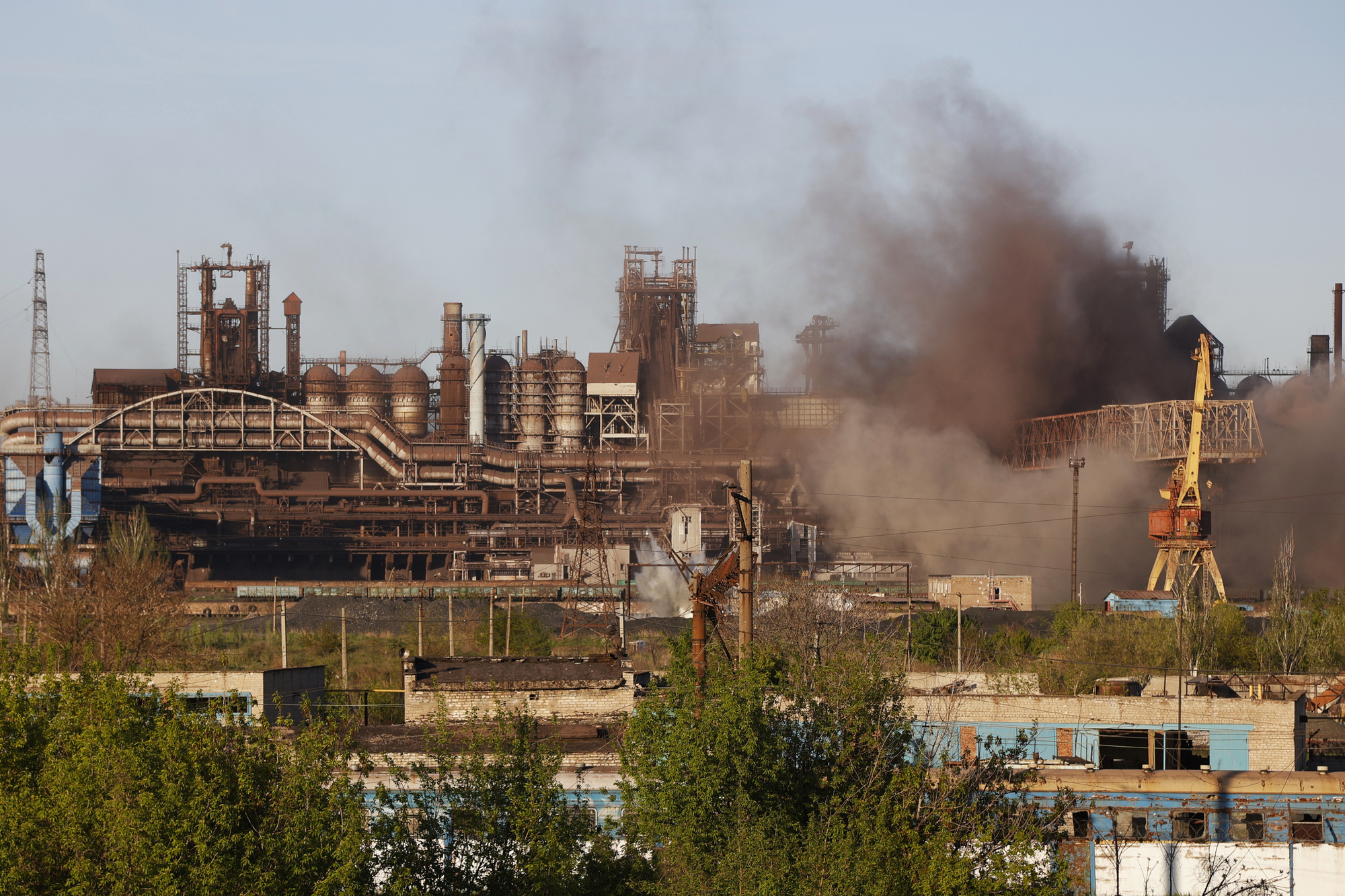 Russia and Ukraine trade blame for shelling of jail holding prisoners of war