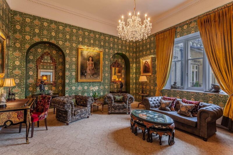 The drawing room in Cabra Castle.