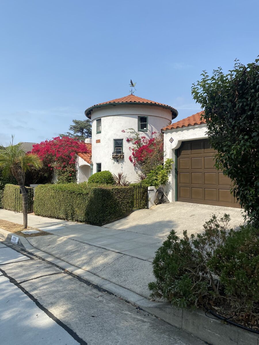 A home exchange in Los Angeles. 