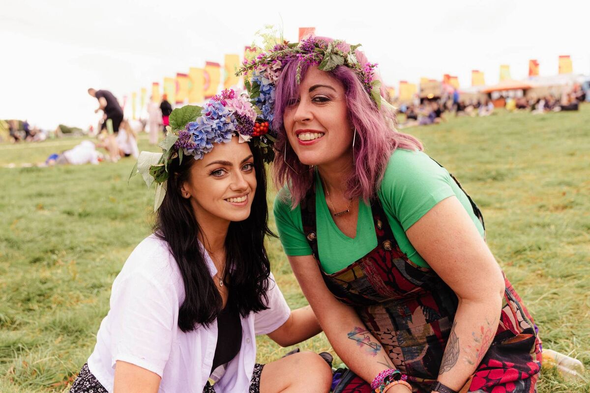 Danielle Kelly (left) and Anna Nolan (right) enjoying themselves at ATN. Picture: Anamaria Meiu Danielle Kelly (left) and Anna Nolan (right) enjoying themselves at ATN. Picture: Anamaria Meiu
