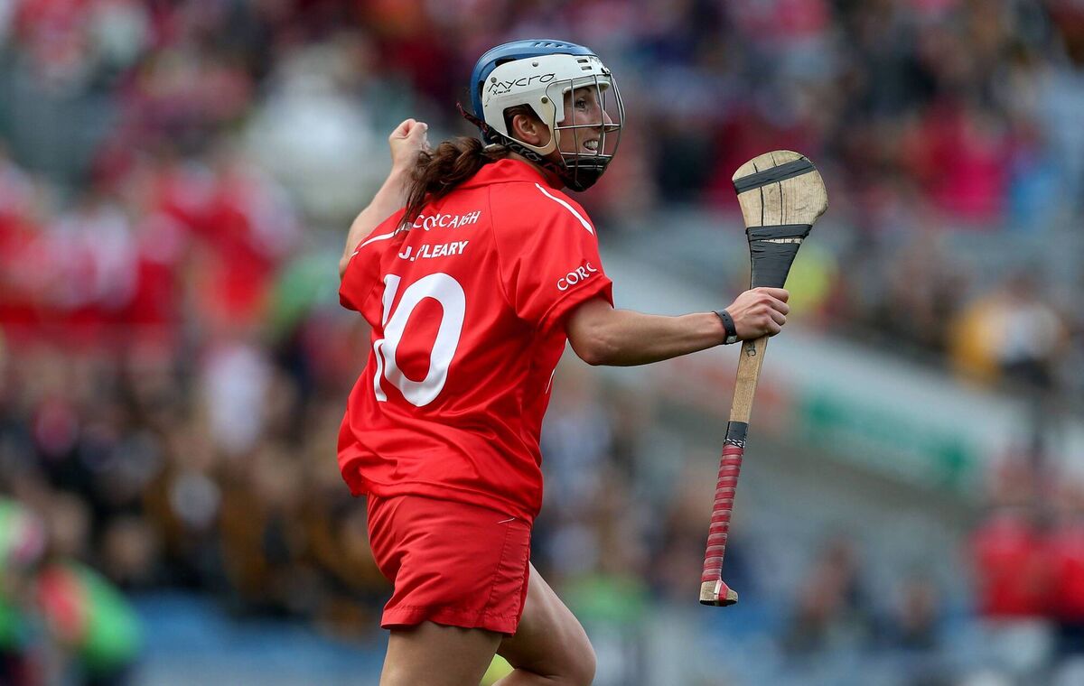 Cork's Jennifer O'Leary, as she was then, celebrates scoring their first goal of the 2014 final. Pic: INPHO/Ryan Byrne Cork's Jennifer O'Leary, as she was then, celebrates scoring their first goal of the 2014 final. Pic: INPHO/Ryan Byrne