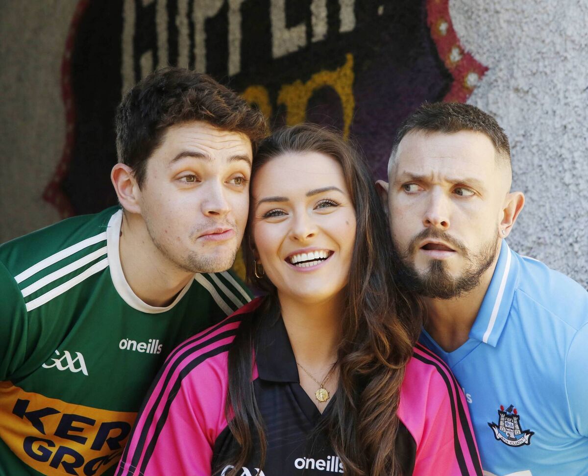 Copppers cast members: Johnny Ward,Sarah Gordon, Stephen O'Leary. Picture: Leon Farrell / Photocall Ireland