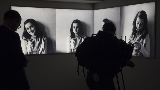Journalists take images at the Anne Frank House museum in Amsterdam, Netherlands (Peter Dejong/AP) Journalists take images at the Anne Frank House museum in Amsterdam, Netherlands (Peter Dejong/AP)