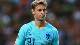 <p>Frenkie de Jong has been heavily linked with a move to Old Trafford (Mike Egerton/PA)</p>