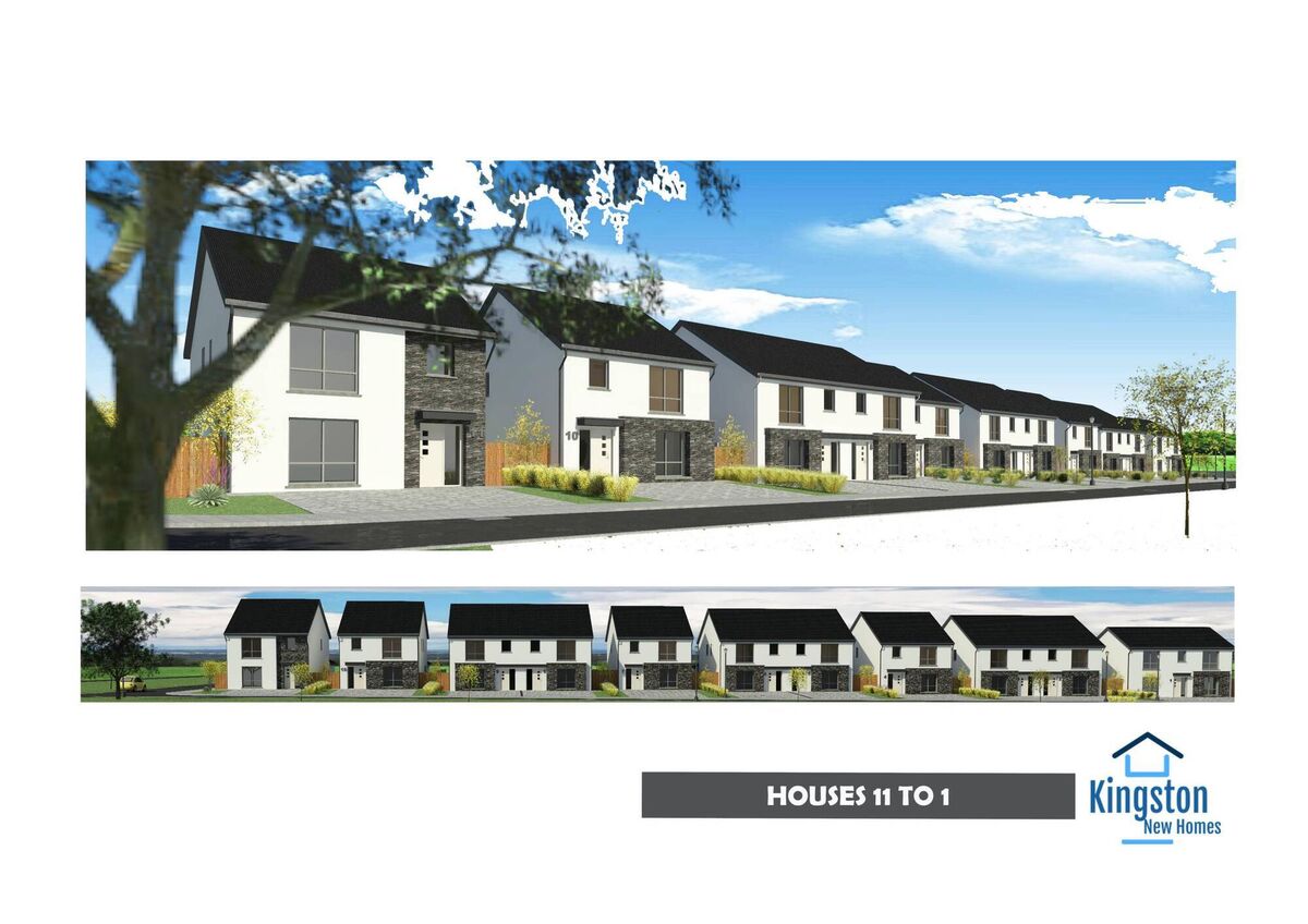 CGI of Kings Fort homes in Rathcormac