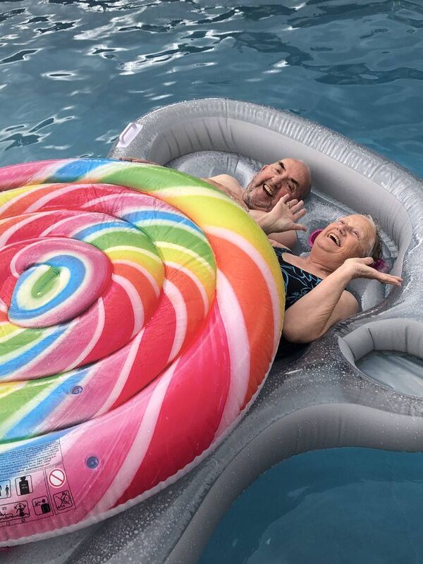 Second prize went to Gerry Scully from Dublin, who captured his parents-in-law, Aidan and Mary Ellison, having a fun moment on a family holiday in France