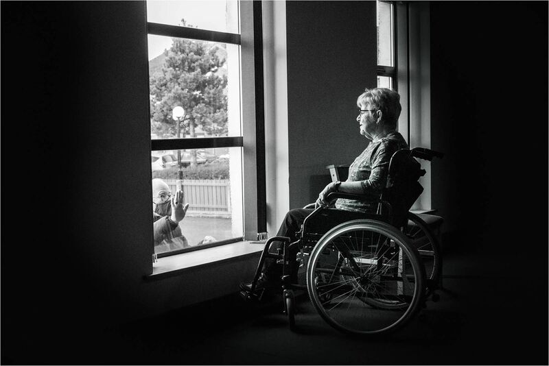 Third prize went to Mark Davison, from Lisburn, a member of Belfast Photo Imaging Club, who captured a poignant moment during the Covid-19 pandemic, which is aptly titled ‘Sweethearts’