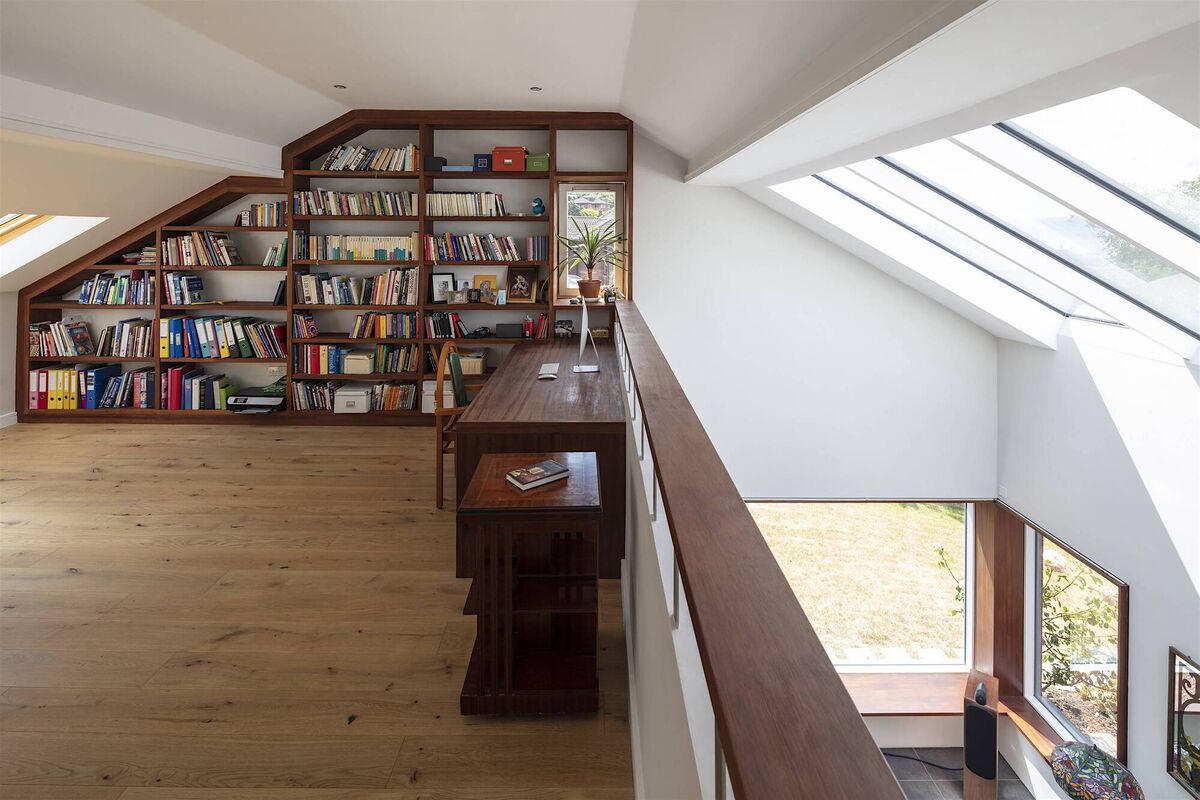 Interiors in a retrofitted home by Brennan Furlong Architects, one of the practices that took part in this year's RIAI Simon Open Door campaign. Picture: Richard Hatch Photography