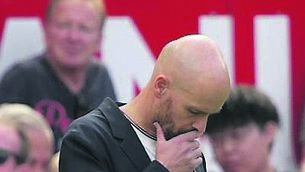<p>BEGINNINGS: Manchester United manager Erik ten Hag. Photo: Ian Hodgson/PA Wire.</p>