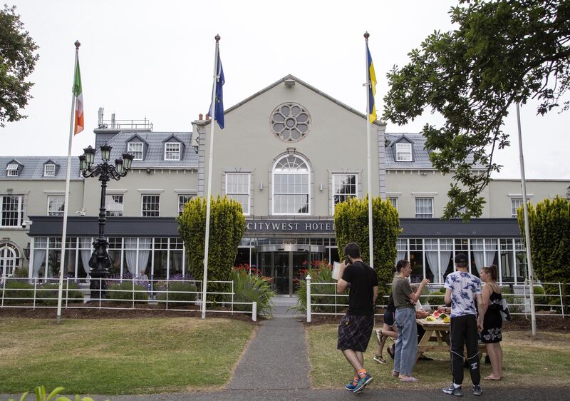 The Citywest Hotel in Saggart, Co Dublin, is currently housing Ukrainian refugees. Picture: Colin Keegan/Collins Dublin The Citywest Hotel in Saggart, Co Dublin, is currently housing Ukrainian refugees. Picture: Colin Keegan/Collins Dublin