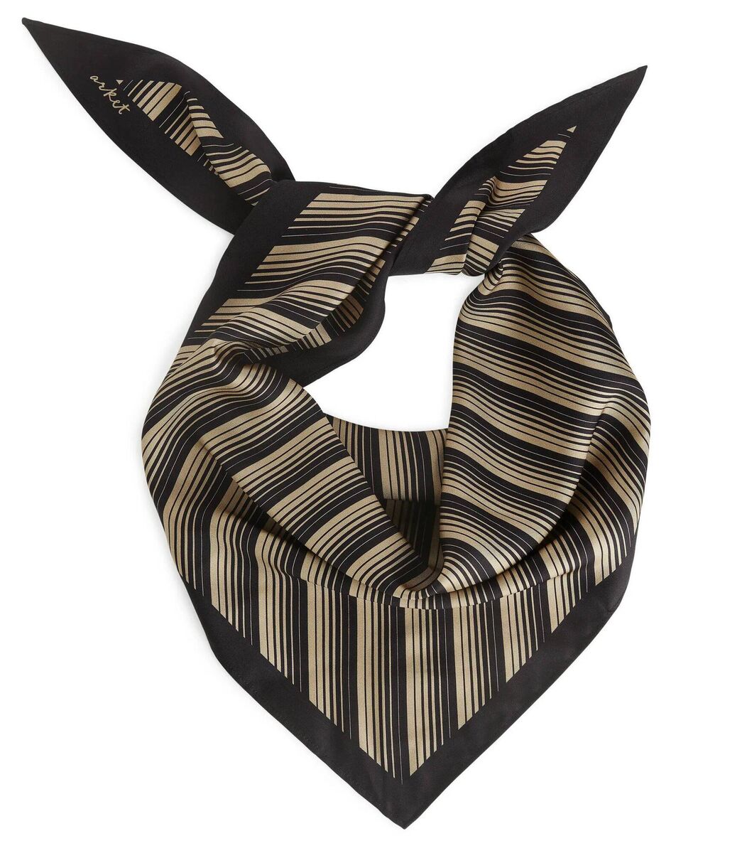 Silk triangle scarf, Arket, €45