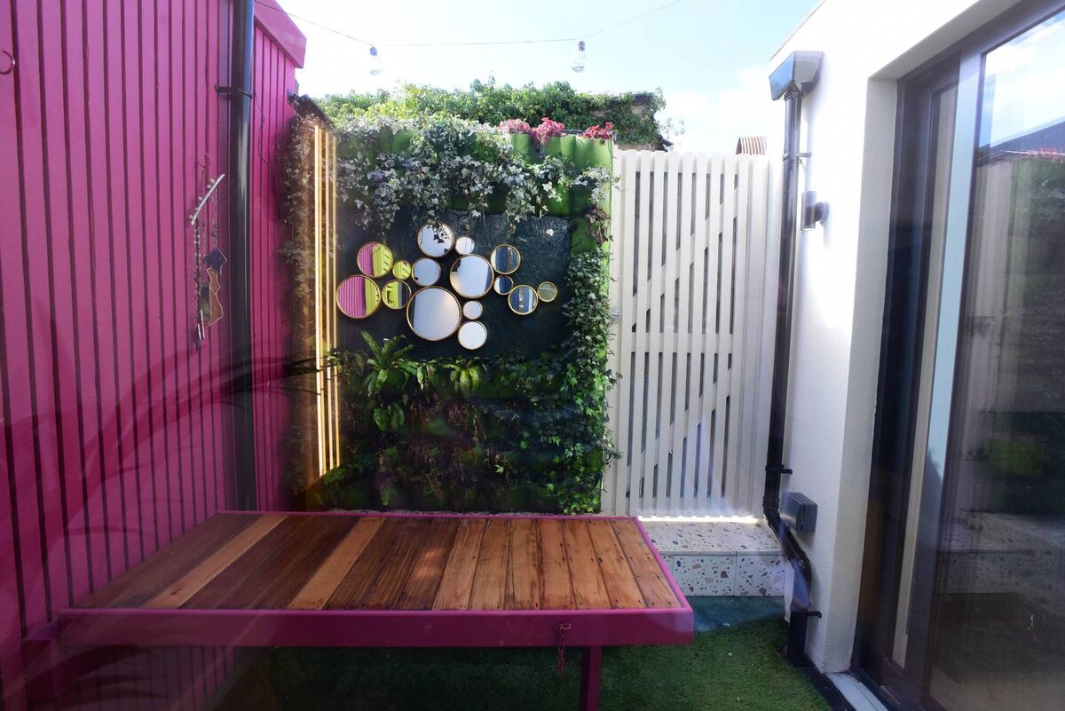 Jennifer's garden space was too small for an air-to-water unit. Picture: Moya Nolan Jennifer's garden space was too small for an air-to-water unit. Picture: Moya Nolan