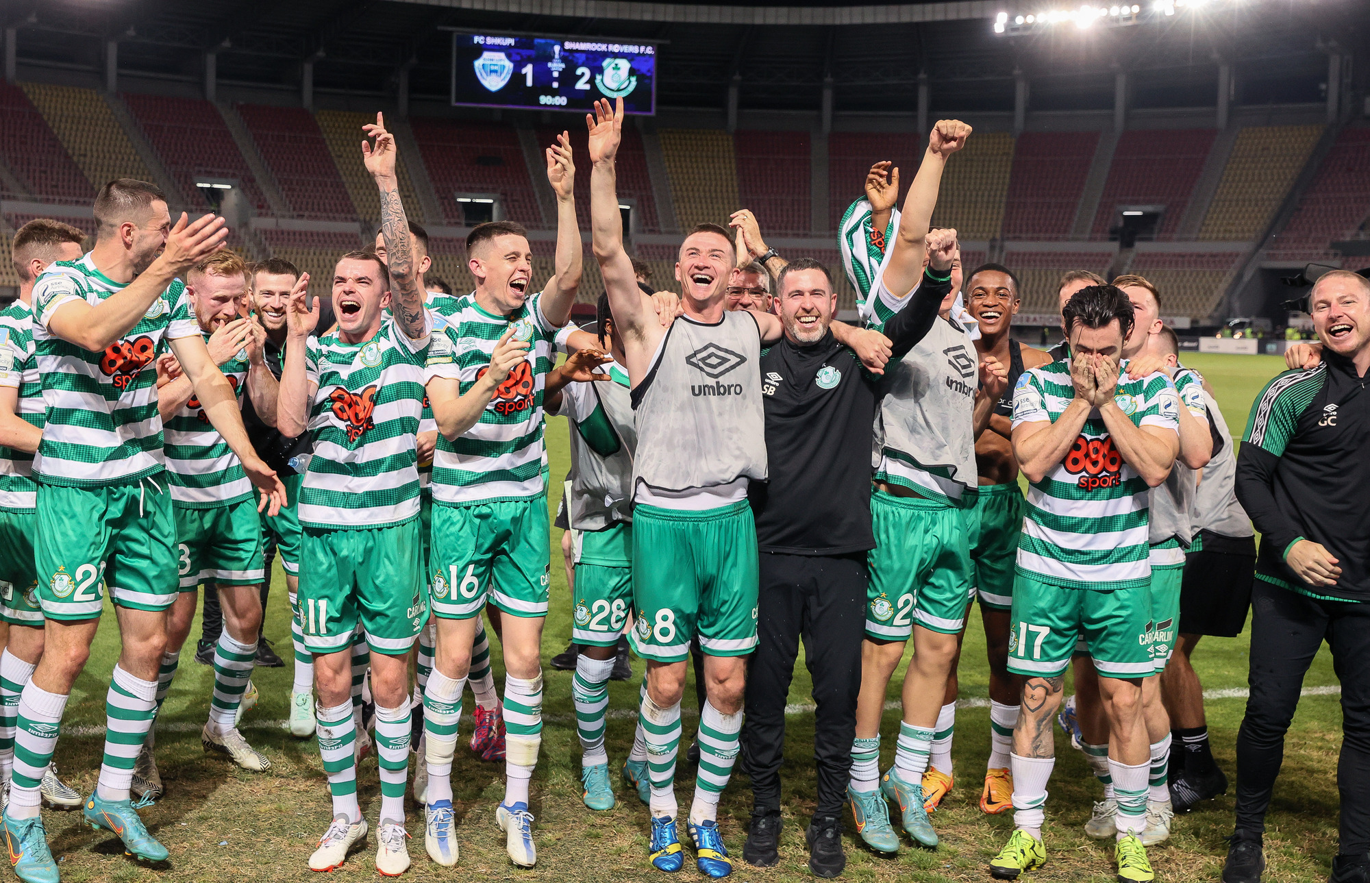 Shamrock Rovers progress past Shkupi to continue European dream 