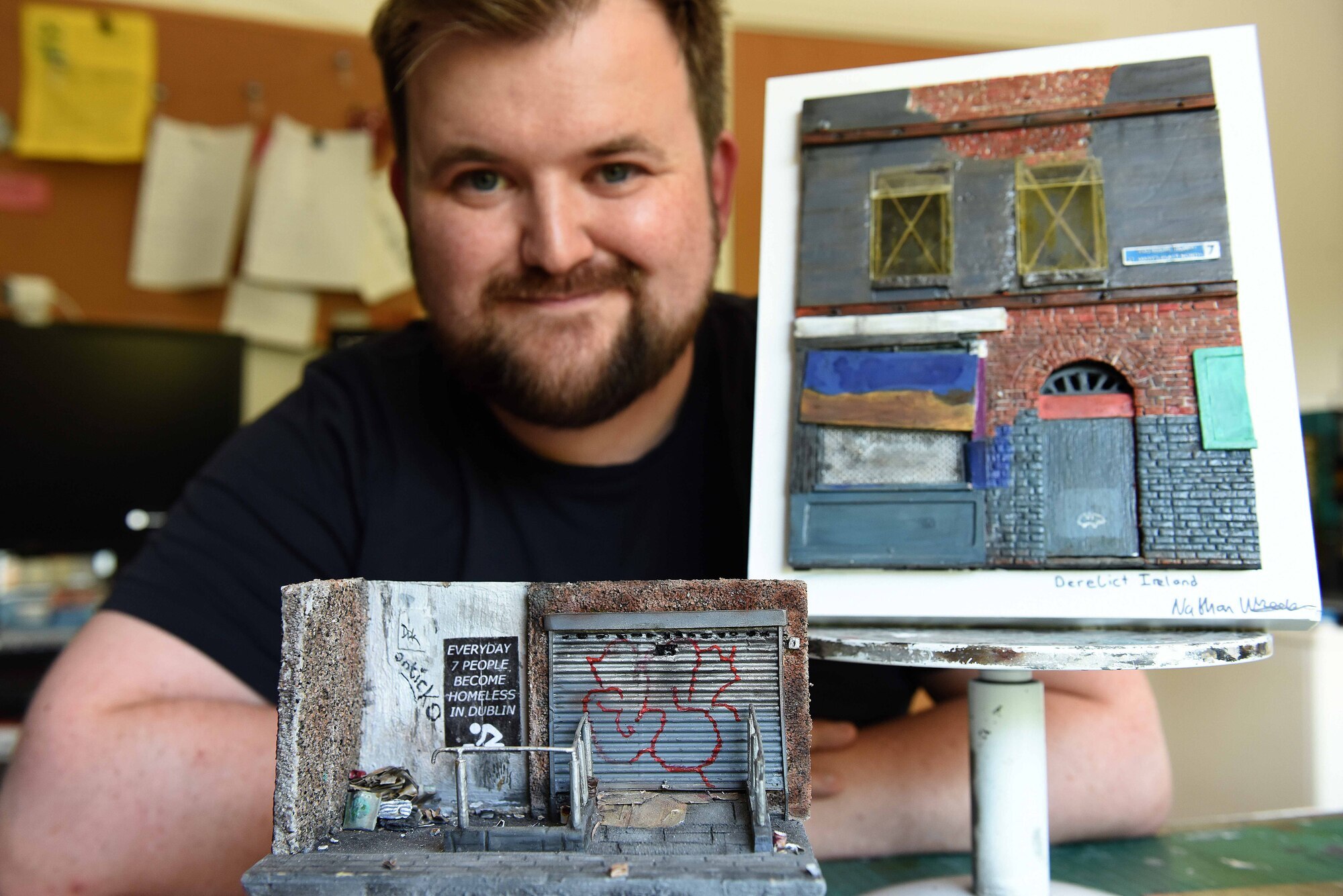 'I’m trying to shine a light on dereliction': Model-maker showcases derelict Ireland 