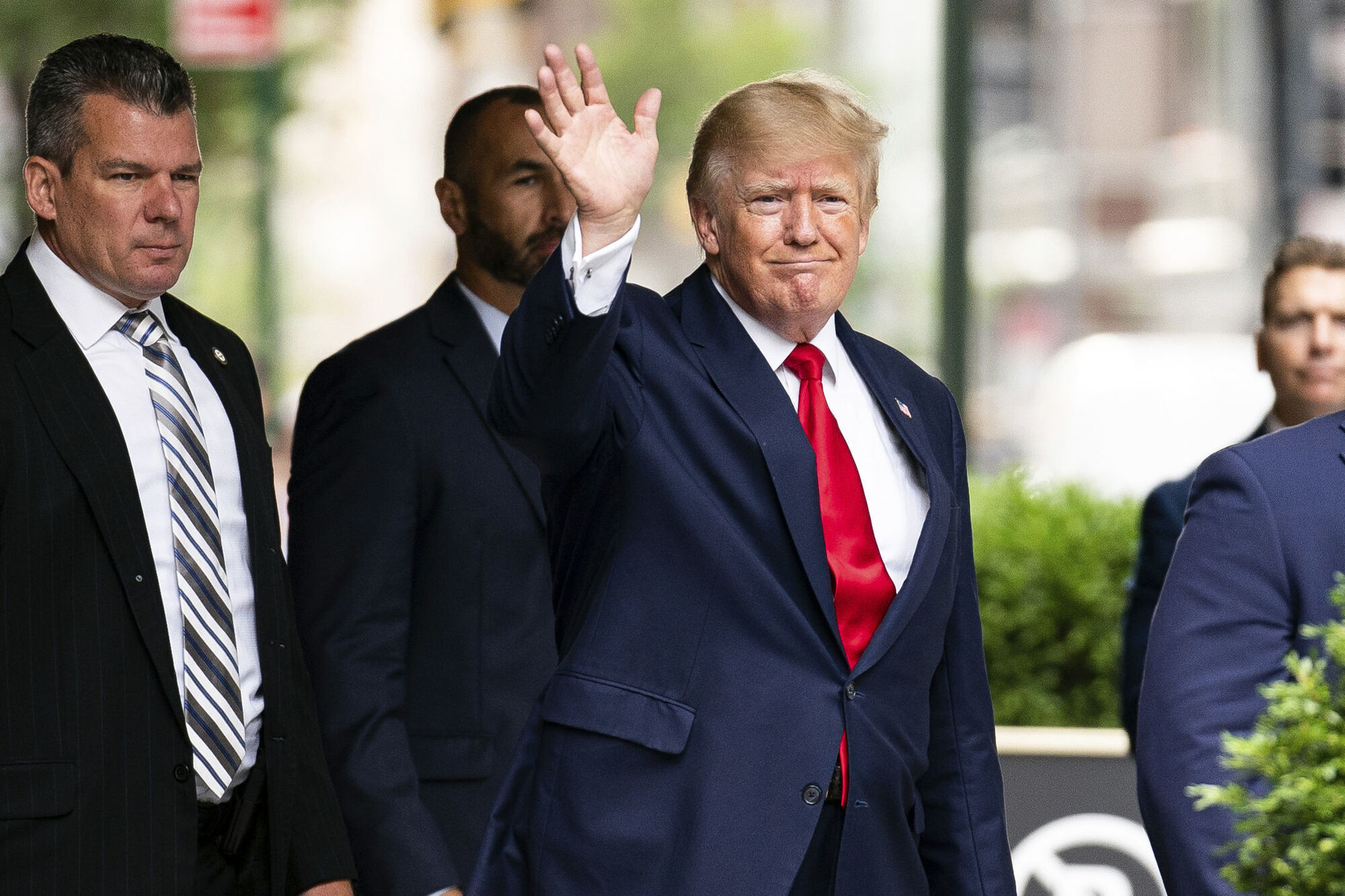 Donald Trump says he took the fifth amendment in New York investigation
