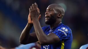 <p>ANGER: Romelu Lukaku is determined to make an impact back at Inter Milan. Pic: Adam Davy/PA</p>