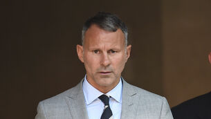 <p>Former Manchester United footballer Ryan Giggs leaving Manchester Crown Court (PA)</p>