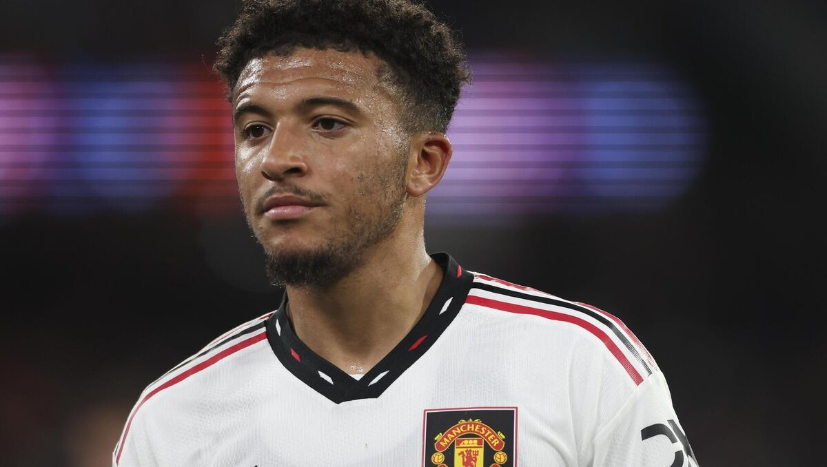 WING AND A PRAYER: Jadon Sancho is yet to show his full potential in United colours.