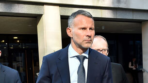 <p>Former Manchester United footballer Ryan Giggs leaves Manchester Crown Court (Steven Allen/PA)</p>