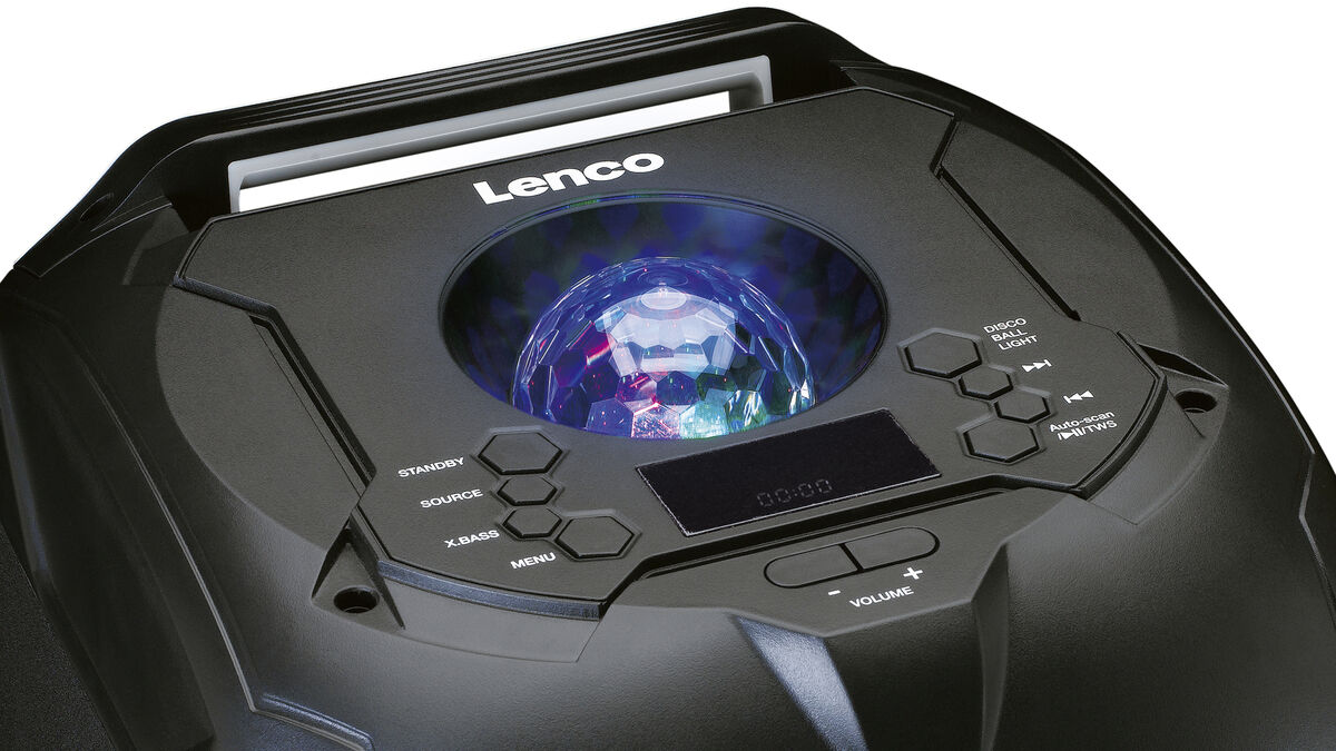 Lenco PA-260BK party speaker. Picture: Lenco.