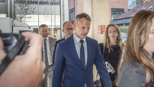 Former Manchester United footballer Ryan Giggs arrives at Manchester Crown Court where he is accused of controlling and coercive behaviour against ex-girlfriend Kate Greville between August 2017 and November 2020. Picture date: Friday August 12, 2022 (Danny Lawson/PA)