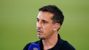 Former Manchester United defender Gary Neville described the cub’s 4-0 defeat at Brentford as “a new low” (John Walton/PA)