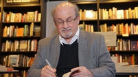 Waterstones. London, UK. 6th June, 2017. Salman Rushdie a British Indian novelist signs copies of "Home", his latest title in Vi