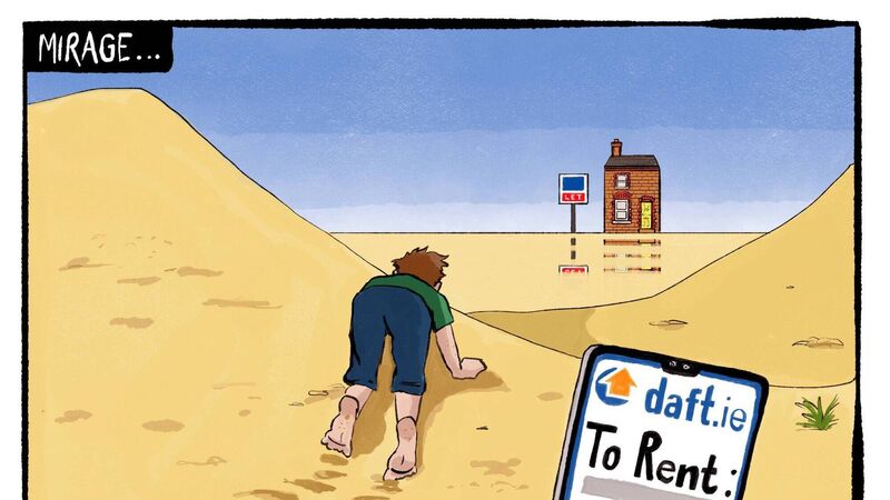 Harry Burton cartoon: Housing aspirations are an illusion for many