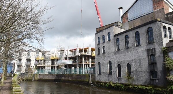 Construction under way on the student apartments overlooking the south channel of the River Lee. Picture: Larry Cummins Construction under way on the student apartments overlooking the south channel of the River Lee. Picture: Larry Cummins