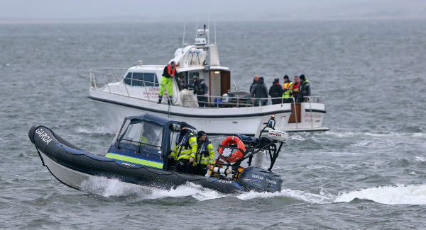 Members of the Garda Underwater Unit and Coast Guard resuming their search from Blacksod yesterday. Picture Colin Keegan Members of the Garda Underwater Unit and Coast Guard resuming their search from Blacksod yesterday. Picture Colin Keegan