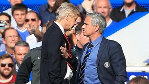 <p>BUTTING HEAD: Jose Mourinho and Arsene Wenger went head to head. Pic: Nick Potts/PA</p>
