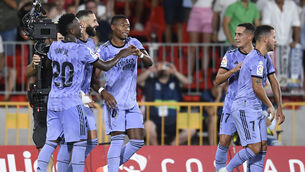 <p>David Alaba scored the winner for Real Madrid with his first touch (AP Photo/Jose Breton)</p>