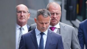 <p>Former Manchester United footballer Ryan Giggs arrives at Manchester Crown Court where he is accused of controlling and coercive behaviour against ex-girlfriend Kate Greville between August 2017 and November 2020. Picture date: Monday August 15, 2022 (Peter Byrne/PA)</p>