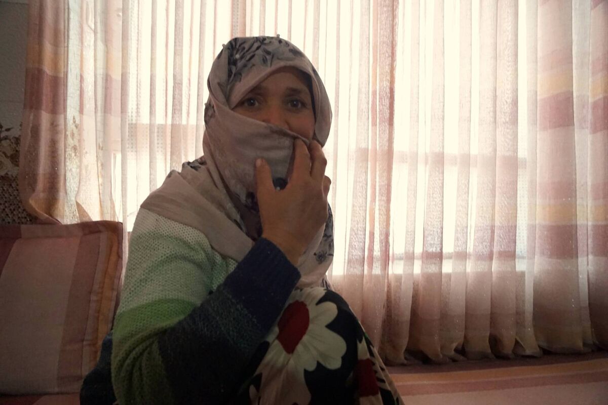 Atika Abulmalik Mingally at the home she rented in Kabul last year. She has since been forced to leave the city as they family couldn't afford to live there.