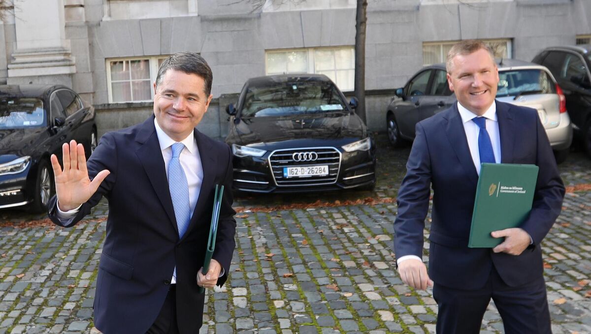The money ministers – Paschal Donohoe and Michael McGrath.