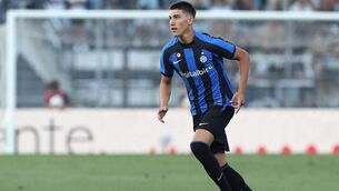 <p>CLOSE: Chelsea are rumoured to be close to sigining Cesare Casadei of Inter Milan. Pic: Marco Luzzani/Getty Images</p>