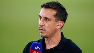 <p>PESSIMISTIC: Gary Neville believes Manchester United could finish in the bottom half of the Premier League. Pic: John Walton/PA</p>