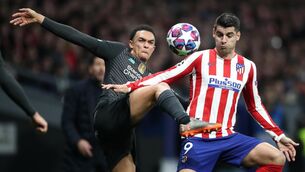 <p>ON TARGET: Alvaro Morata netted a brace on Monday night. Pic: Nick Potts/PA</p>