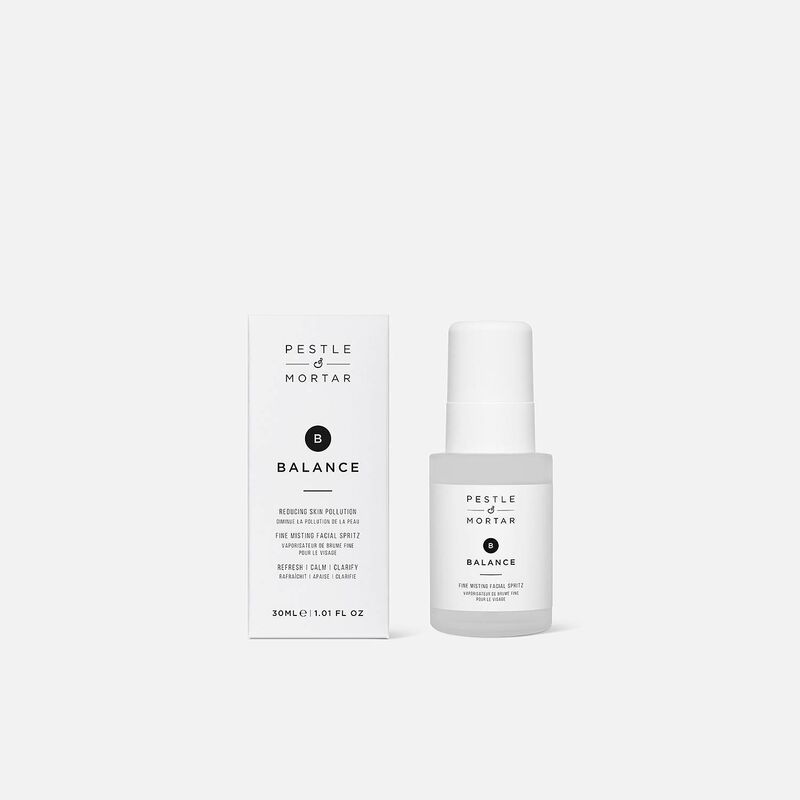 Pestle & Mortar Balance is an Irish-made fine-misting magnesium facial spritz. Pestle & Mortar Balance is an Irish-made fine-misting magnesium facial spritz.