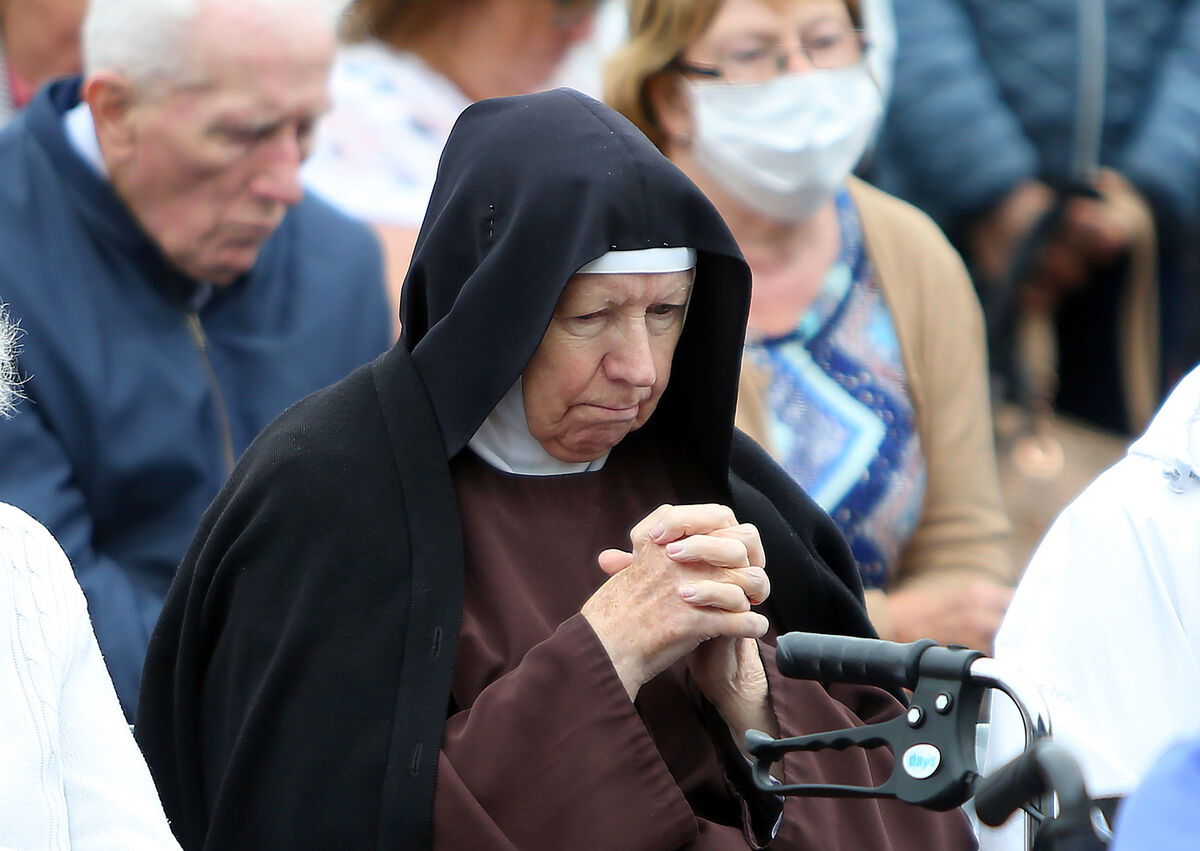  Sr. Teresa Keohane from Cork at the Knock Shrine, Co Mayo. Photograph: Hany Marzouk