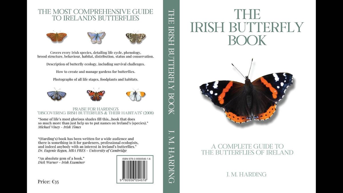 The Irish Butterfly Book: A Complete Guide to the Butterflies of Ireland by JM Harding