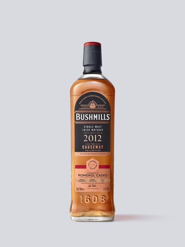 Bushmills Causeway Collection Pomerol Cask 2012, 54.2% ABV, 70cl - €115.00 Bushmills Causeway Collection Pomerol Cask 2012, 54.2% ABV, 70cl - €115.00
