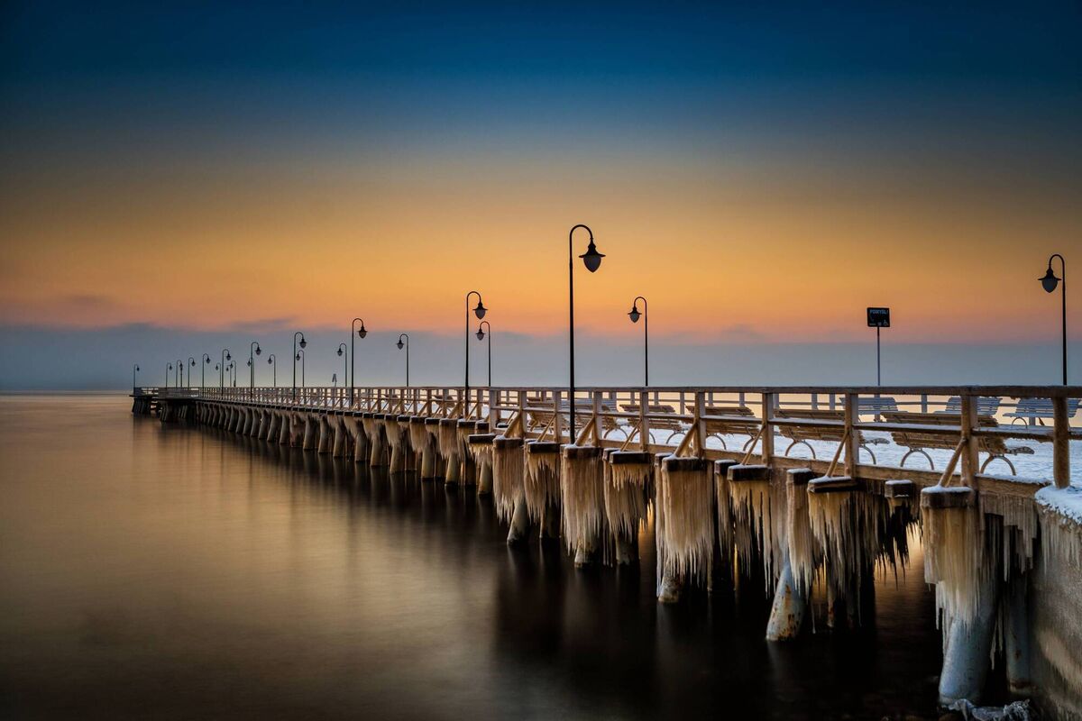 Sopot pier is the longest wooden pier in Europe.