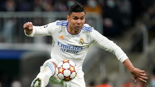 <p>Casemiro is closing in on a move to Manchester United from Real madrid (Nick Potts/PA)</p>