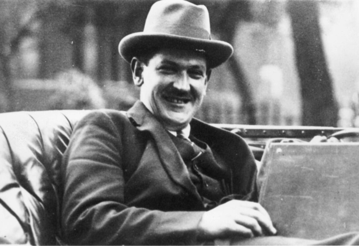 Michael Collins in London for the treaty negotiations between representatives of Sinn Fein and the British government which resulted in the Anglo-Irish Treaty of December 1921. Picture: Hulton Archive/Getty Images