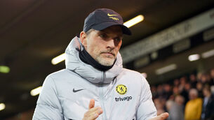 <p>TALKS: Thomas Tuchel, pictured, has confirmed he is in talks over a new Chelsea contract. Pic: Joe Giddens/PA</p>