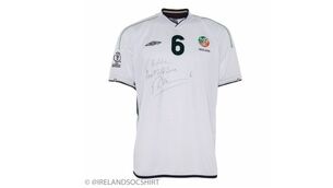 Second run for book about Republic of Ireland jerseys including Roy Keane's 2002 World Cup shirt